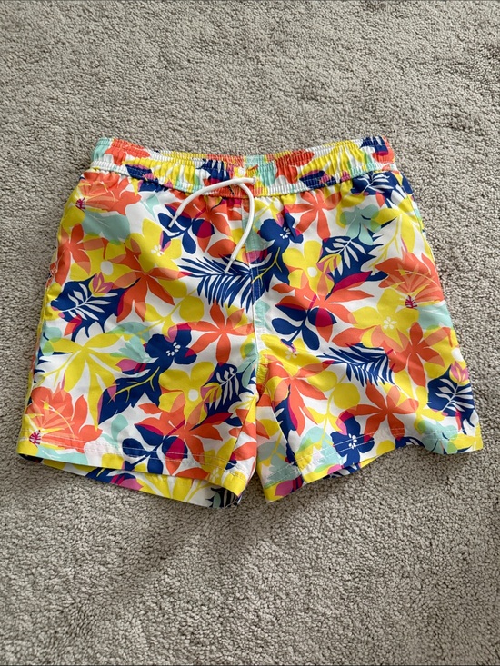 Janie and Jack Other - Janie and Jack Bright Floral Multi-Color Kids Swim Trunks